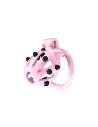 Cage de chasteté Point Up S 6 x 3.5 cm Rose