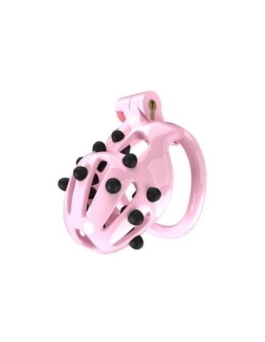 Cage de chasteté Point Up M 8 x 3.7 cm Rose