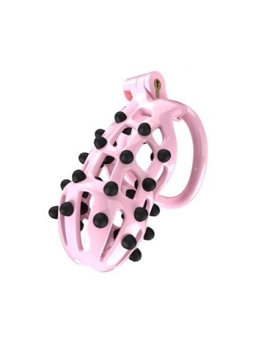 Cage de chasteté Point Up XL 11 x 4 cm Rose