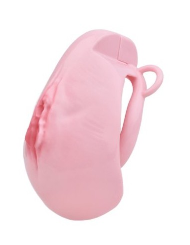 Cage de Chasteté avec Harnais Sislab 5.5 x 3.5cm Rose