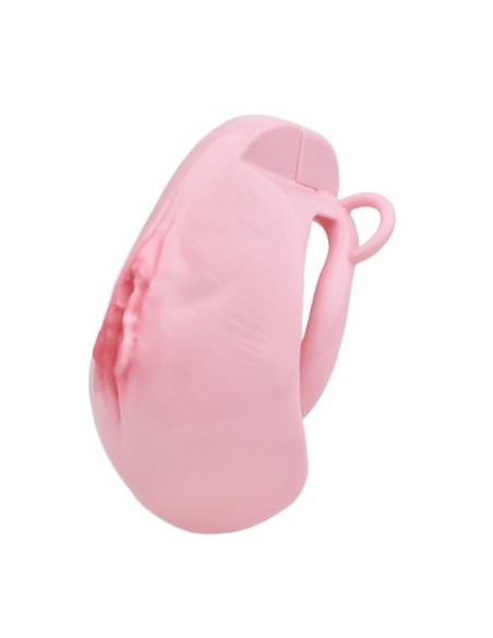 Cage de Chasteté avec Harnais Sislab 5.5 x 3.5cm Rose
