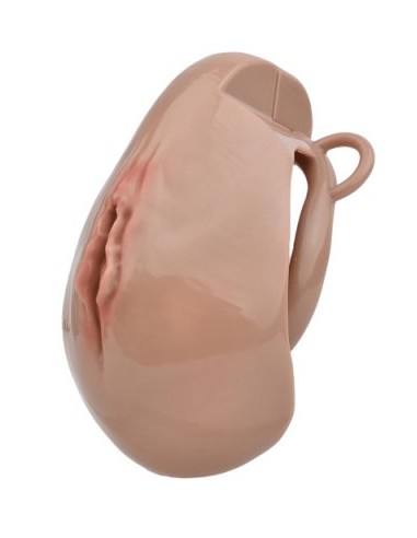 Cage de Chasteté avec Harnais Sislab 5.5 x 3.5cm Marron