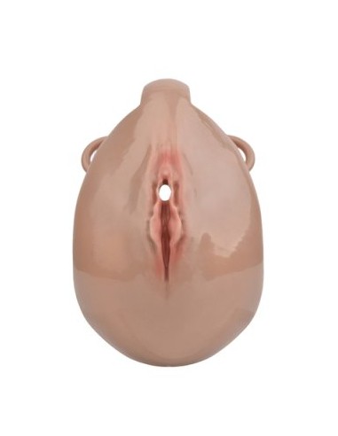 Cage de Chasteté avec Harnais Sislab 5.5 x 3.5cm Marron