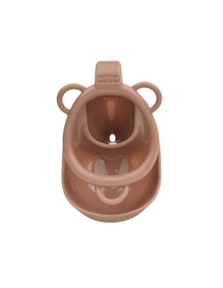 Cage de Chasteté avec Harnais Sislab 5.5 x 3.5cm Marron