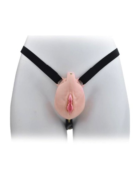 Cage de Chasteté avec Harnais Sislab 5.5 x 3.5cm Chair