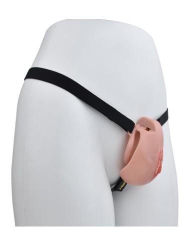 Cage de Chasteté avec Harnais Sislab 5.5 x 3.5cm Chair