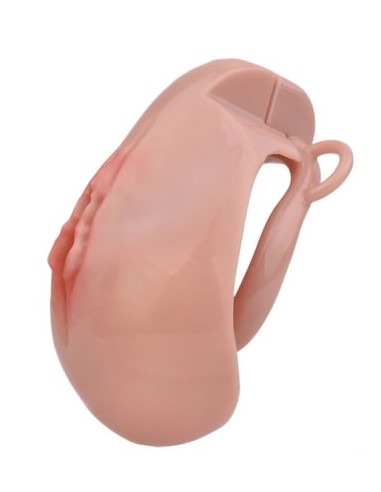 Cage de Chasteté avec Harnais Sislab 5.5 x 3.5cm Chair