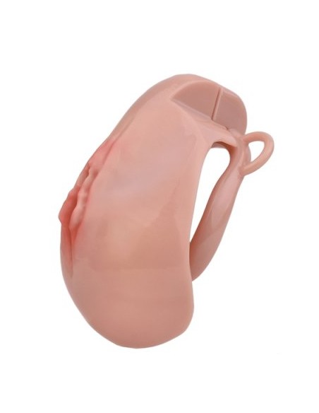 Cage de Chasteté avec Harnais Sislab 5.5 x 3.5cm Chair