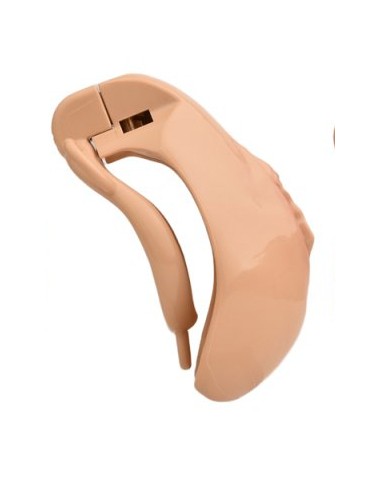 Cage de Chasteté avec Harnais Sislab 5.5 x 3.5cm Beige