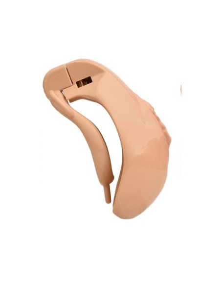 Cage de Chasteté avec Harnais Sislab 5.5 x 3.5cm Beige