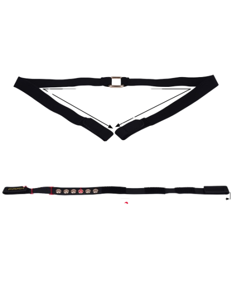 Cage de Chasteté avec Harnais Sislab 5.5 x 3.5cm Beige