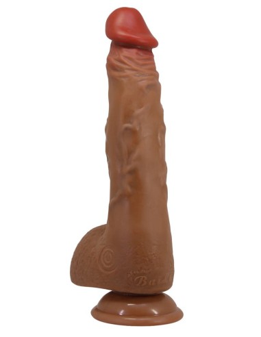 Gode Vibrant à Poussée Wilks 17 x 5cm Marron - Godes Vibrants - 3