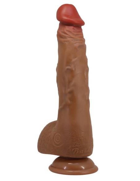 Gode Vibrant à Poussée Wilks 17 x 5cm Marron - Godes Vibrants - 3