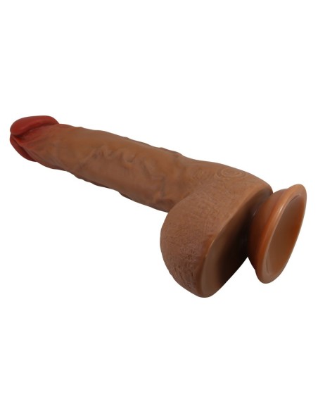 Gode Vibrant à Poussée Wilks 17 x 5cm Marron - Godes Vibrants - 4