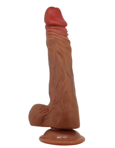 Gode Vibrant à Poussée Calisto 18 x 4.3 cm Marron