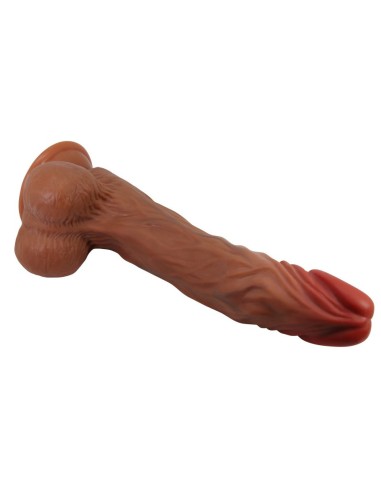 Gode Vibrant à Poussée Calisto 18 x 4.3 cm Marron