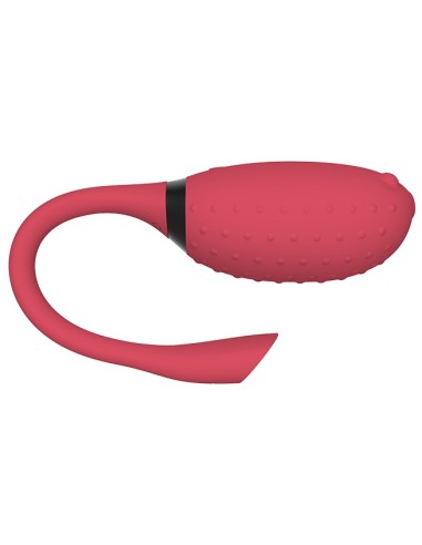 Oeuf vibrant Fugu Contrôle à distance 7 x 3.5 cm Rouge