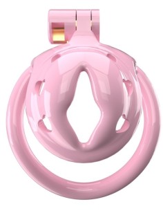 Cage de chasteté Sissy Heart 3 x 3.4cm Rose
