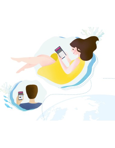 Oeuf vibrant Fugu Contrôle à distance 7 x 3.5 cm Rouge