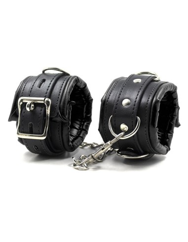 Kit Barre de maintien Collier et Menottes Simply Dom Noir