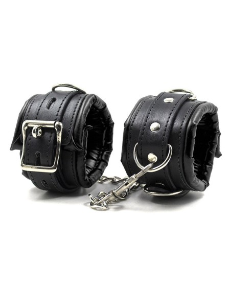 Kit Barre de maintien Collier et Menottes Simply Dom Noir Kit Barre de maintien Collier et Menottes Simply Dom Noir