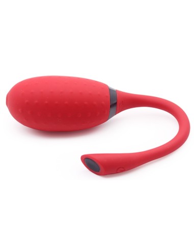 Oeuf vibrant Fugu Contrôle à distance 7 x 3.5 cm Rouge