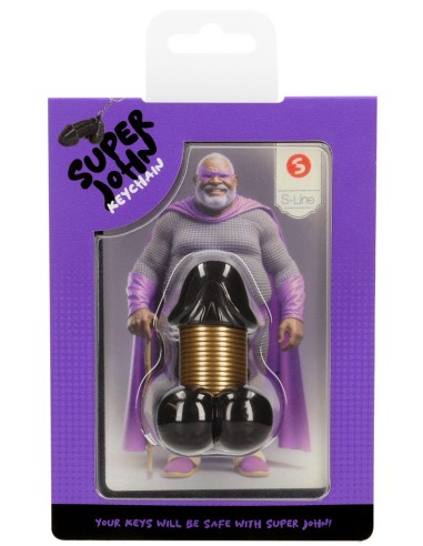 Porte-Clés Pénis Super John Noir