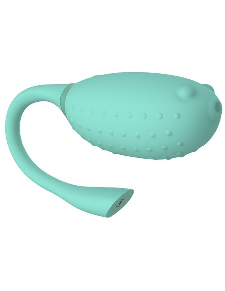 Oeuf vibrant Fugu Contrôle à distance 7 x 3.5 cm Vert