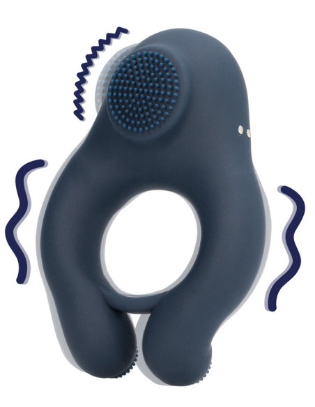 Cockring Vibrant Clitest 35mm Bleu