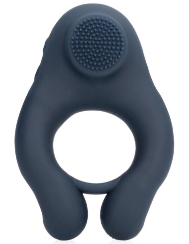 Cockring Vibrant Clitest 35mm Bleu - Anneaux Vibrants - 5