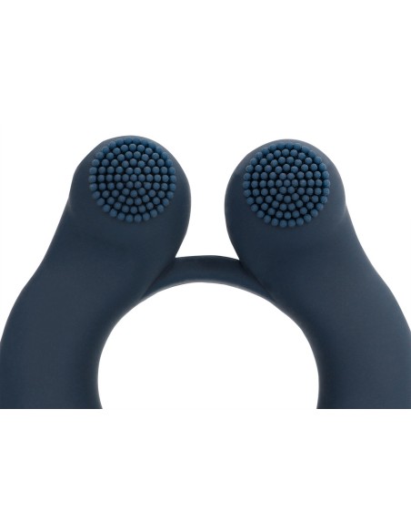 Cockring Vibrant Clitest 35mm Bleu - Anneaux Vibrants - 8