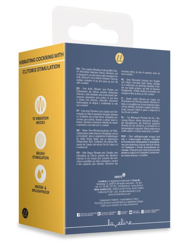 Cockring Vibrant Clitest 35mm Bleu - Anneaux Vibrants - 9