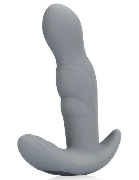 Stimulateur Prostatique Vibrant Rotatif Gothamey 11.5 x 3.4cm Gris