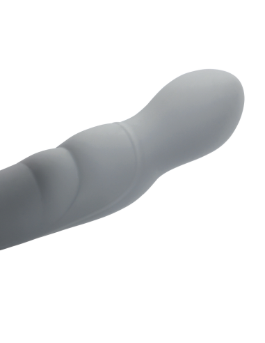 Stimulateur Prostatique Vibrant Rotatif Gothamey 11.5 x 3.4cm Gris