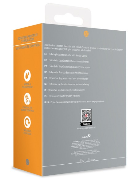 Stimulateur Prostatique Vibrant Rotatif Gothamey 11.5 x 3.4cm Gris