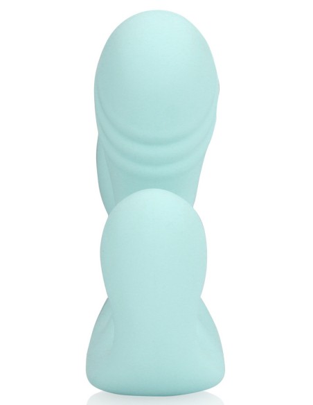 Double Plug Vibrant THREE IN ONE 10 x 3.2cm Bleu