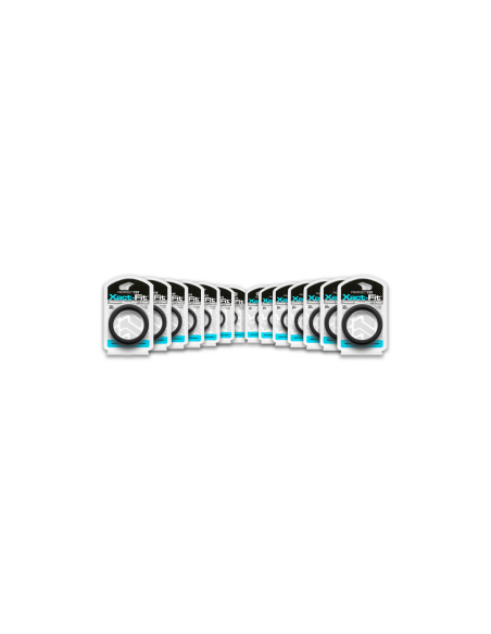 Lot de 2 Cockrings Xact-Fit n°14 - Diamètre 35mm - Cockrings Flexibles - 2