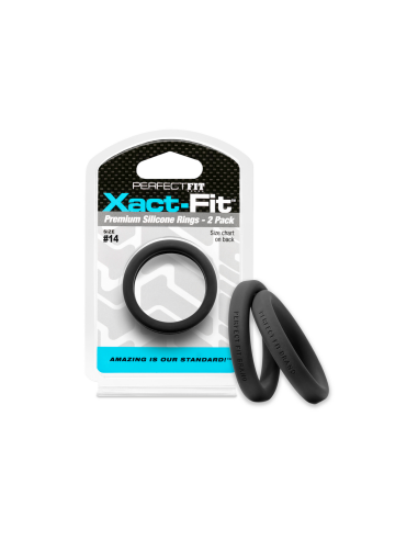 Lot de 2 Cockrings Xact-Fit n°14 - Diamètre 35mm - Cockrings Flexibles - 4