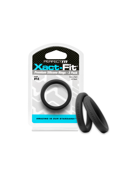 Lot de 2 Cockrings Xact-Fit n°14 - Diamètre 35mm - Cockrings Flexibles - 4