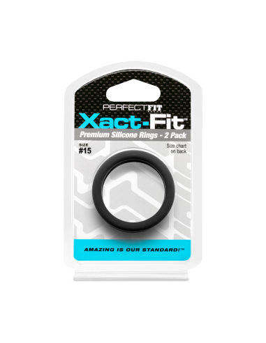 Lot de 2 Cockrings Xact-Fit n°15 - Diamètre 38mm