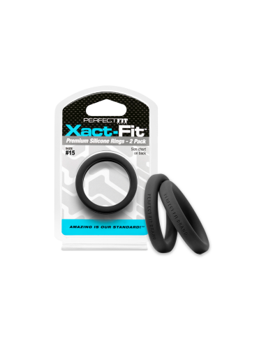 Lot de 2 Cockrings Xact-Fit n°15 - Diamètre 38mm