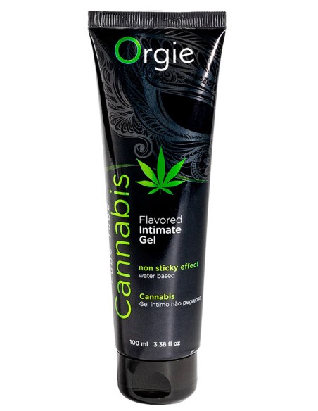 Lubrifiant Eau aromatisé Cannabis Orgie 100 ml Lubrifiant Eau aromatisé Cannabis Orgie 100 ml