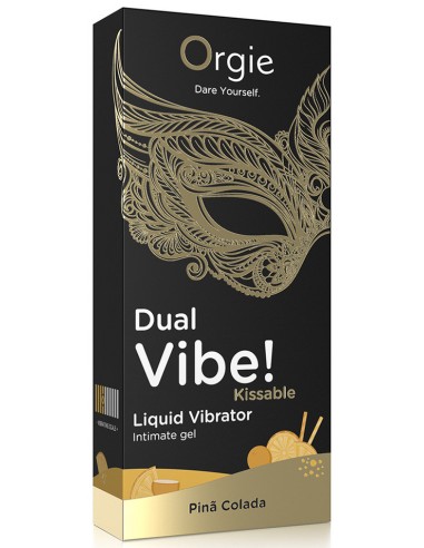 Gel Stimulant Dual Vibe Pina Colada 15ml - Stimuler la Libido - 2