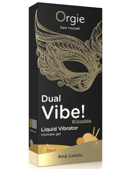 Gel Stimulant Dual Vibe Pina Colada 15ml - Stimuler la Libido - 2