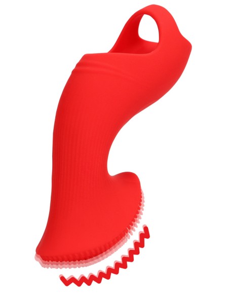 Gaine de Doigt Vibrante Lever de soleil rouge