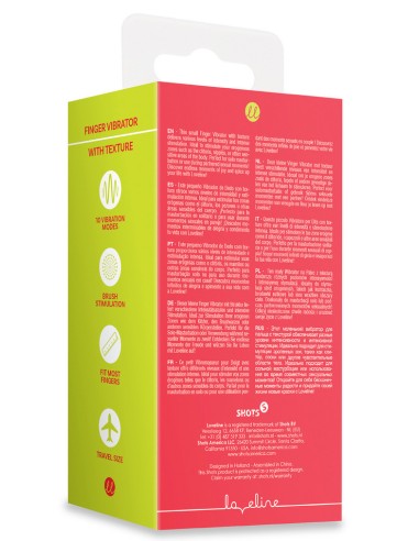 Gaine de Doigt Vibrante Lever de soleil rouge