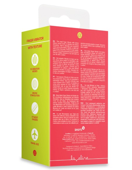 Gaine de Doigt Vibrante Lever de soleil rouge