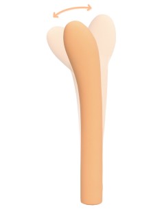 Stimulateur de Prostate Vibrant Peach Fuzz 21 x 4.1cm