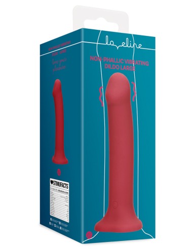 Gode Vibrant Palik L 17 x 4.5cm Rouge