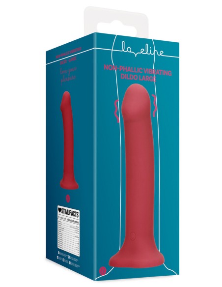 Gode Vibrant Palik L 17 x 4.5cm Rouge